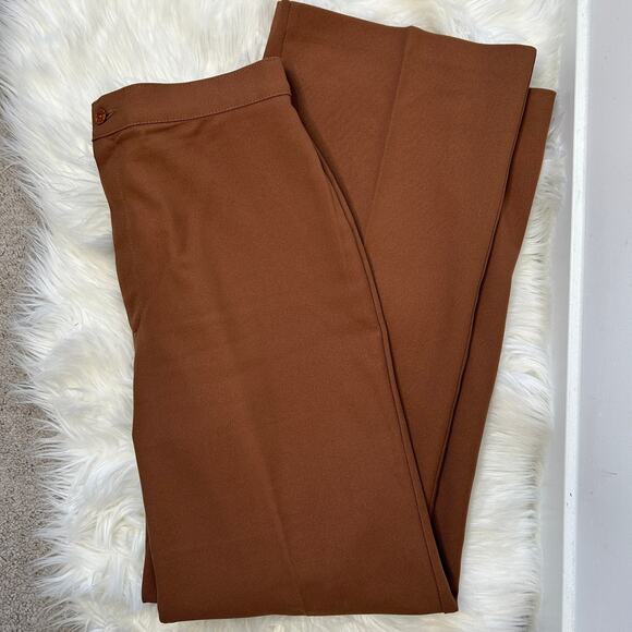 Levi's Pants - LEVIS Vintage 70s Brown Pants Womens 18 Khaki Trousers Retro Academia Twee Chic